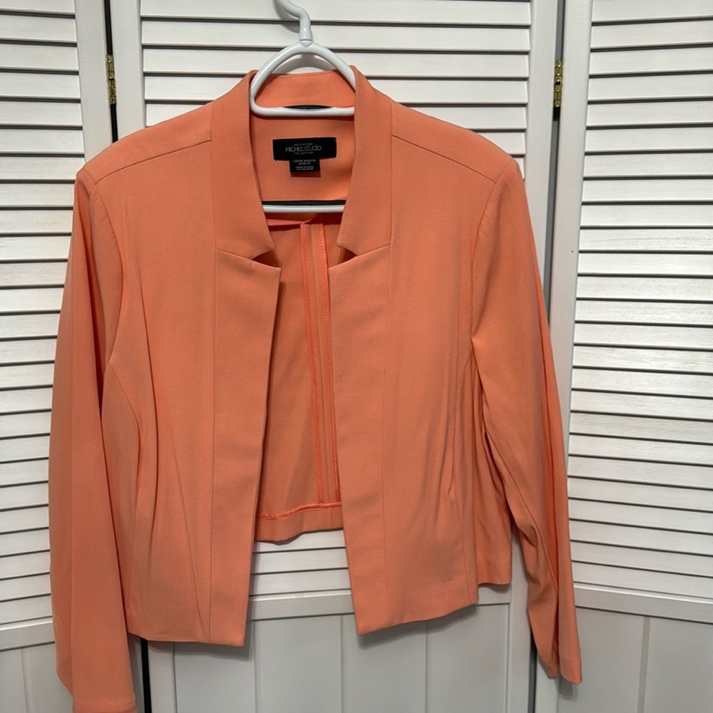 Plus, size Michelstudio crop jacket